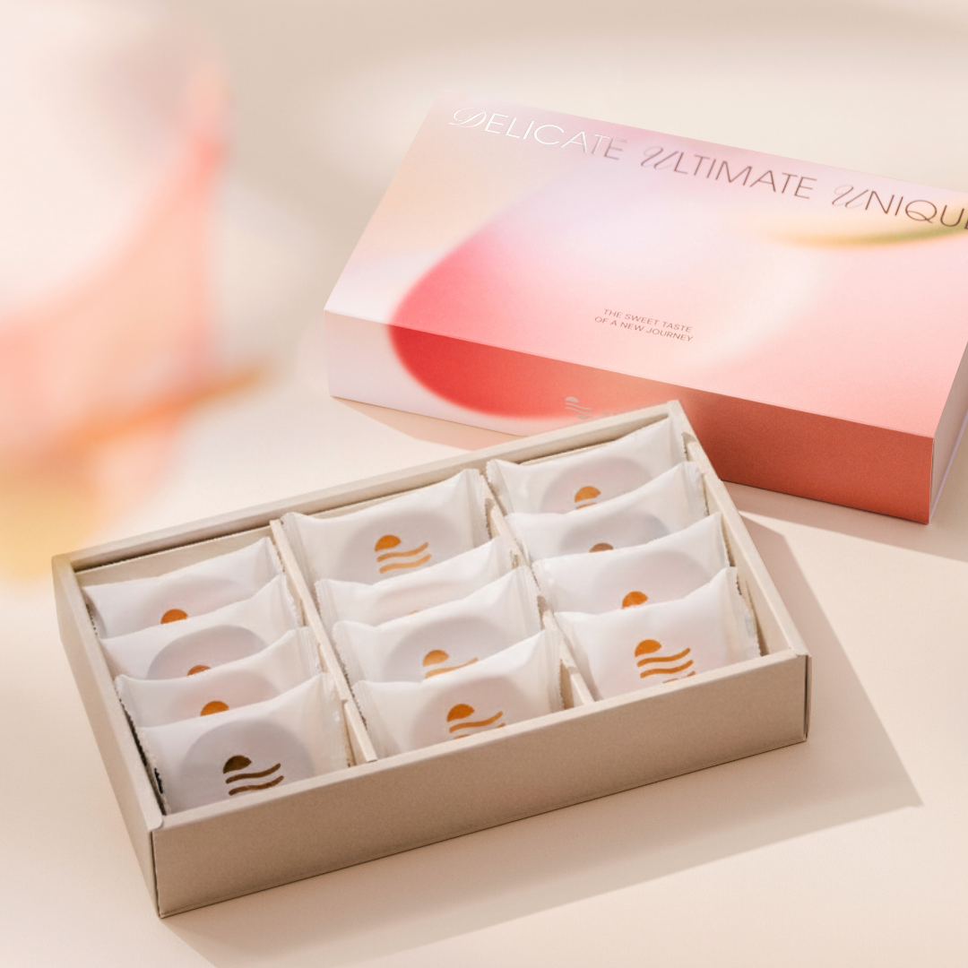 【快閃取貨】新綻 • 新年大禮盒 - 12入綜合布列夾心酥酥（附品牌提袋）