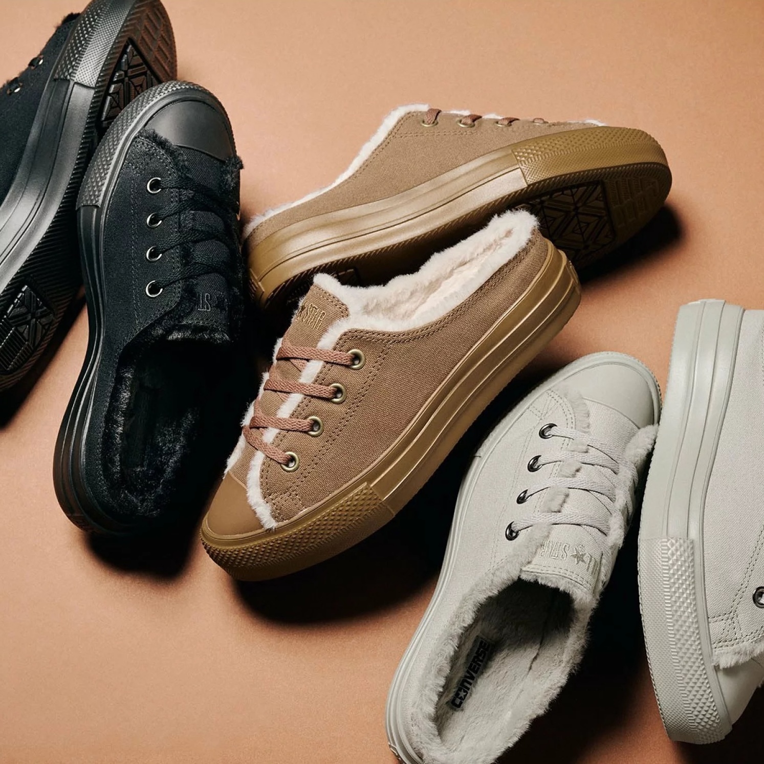 Converse 暖暖穆勒鞋 3色