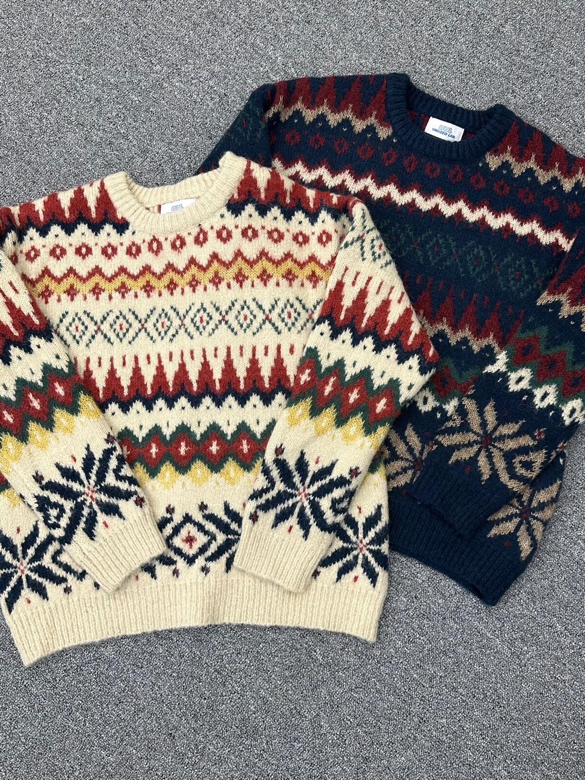 民族花針織衫 UNUSED-141T