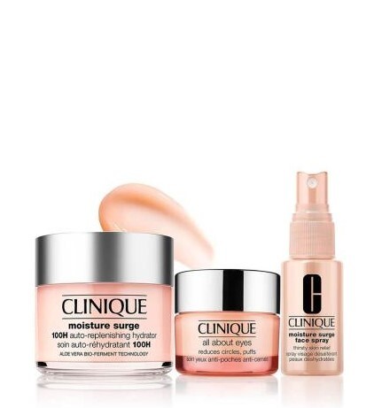 CLINIQUE 倩碧 滋潤高效水嫩保濕套裝 3件套 _ 補濕啫喱+眼霜+噴霧