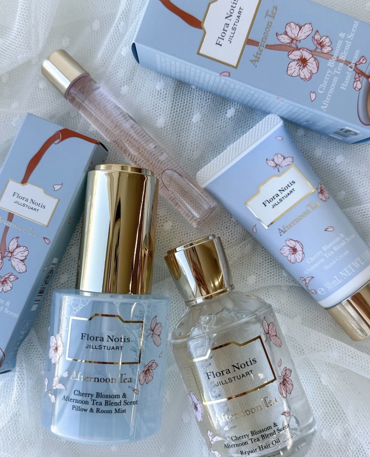 [限定] Flora Notis JILL STUART Cherry Blossom & Afternoon Tea Blend Scent Collection