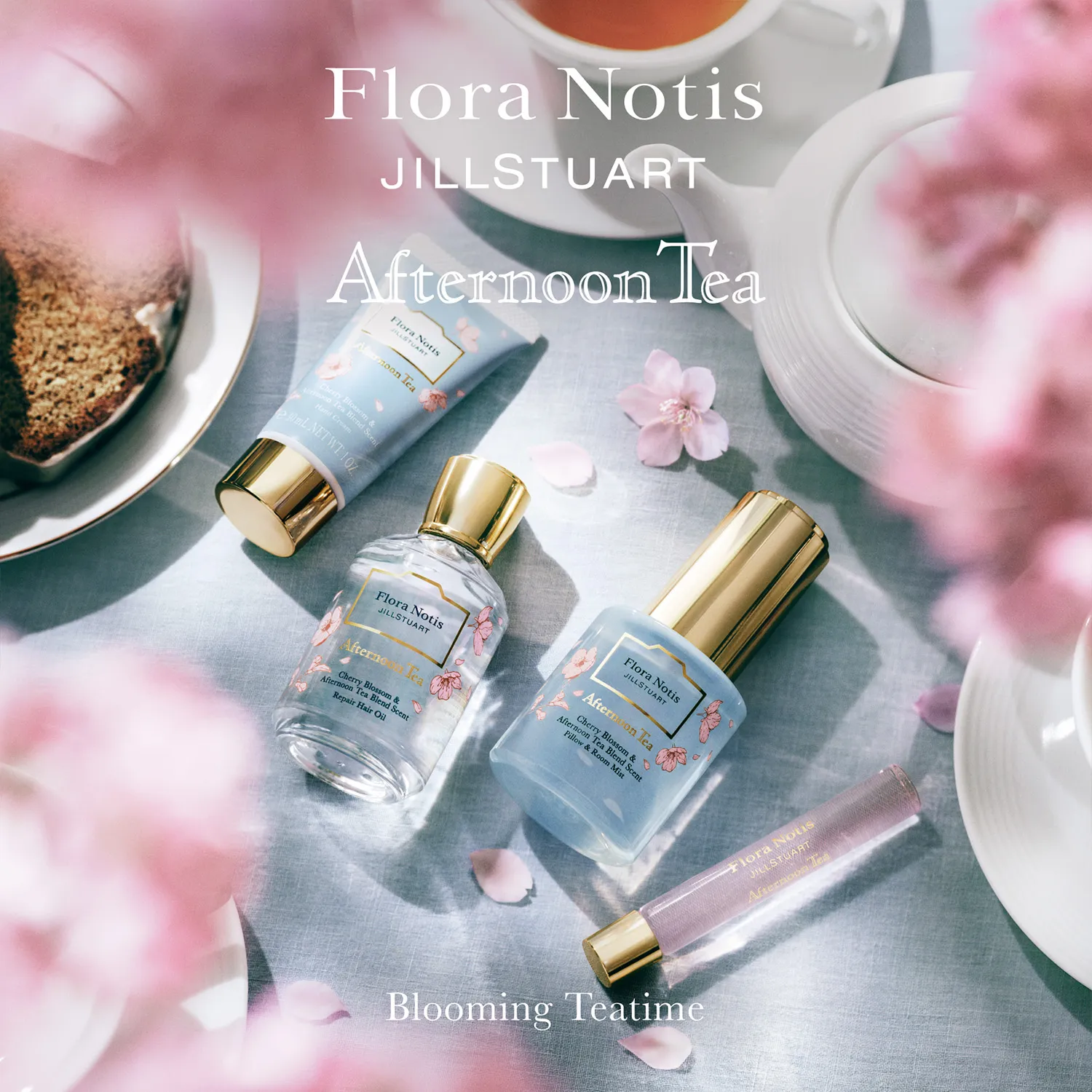 [限定] Flora Notis JILL STUART Cherry Blossom & Afternoon Tea Blend Scent Collection