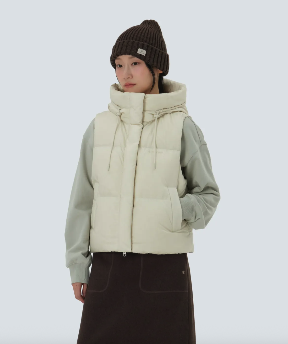 【現貨】snow peak Puffina Women's Hood Down Vest 女款 Puffina 羽絨連帽背心 S25WWFDV21