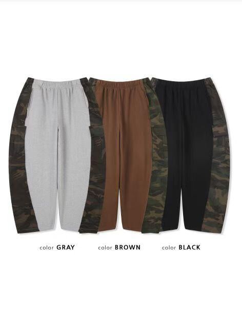 拼迷彩工裝運動褲 APT-008P