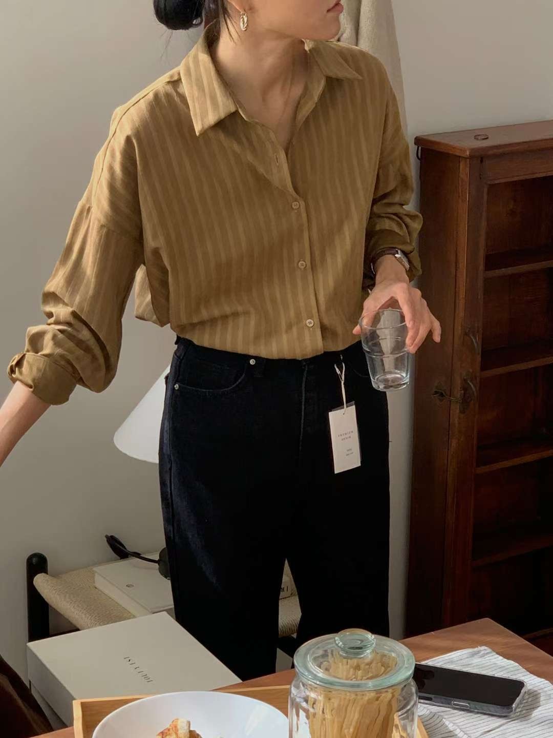 Fleece lined annony shirt