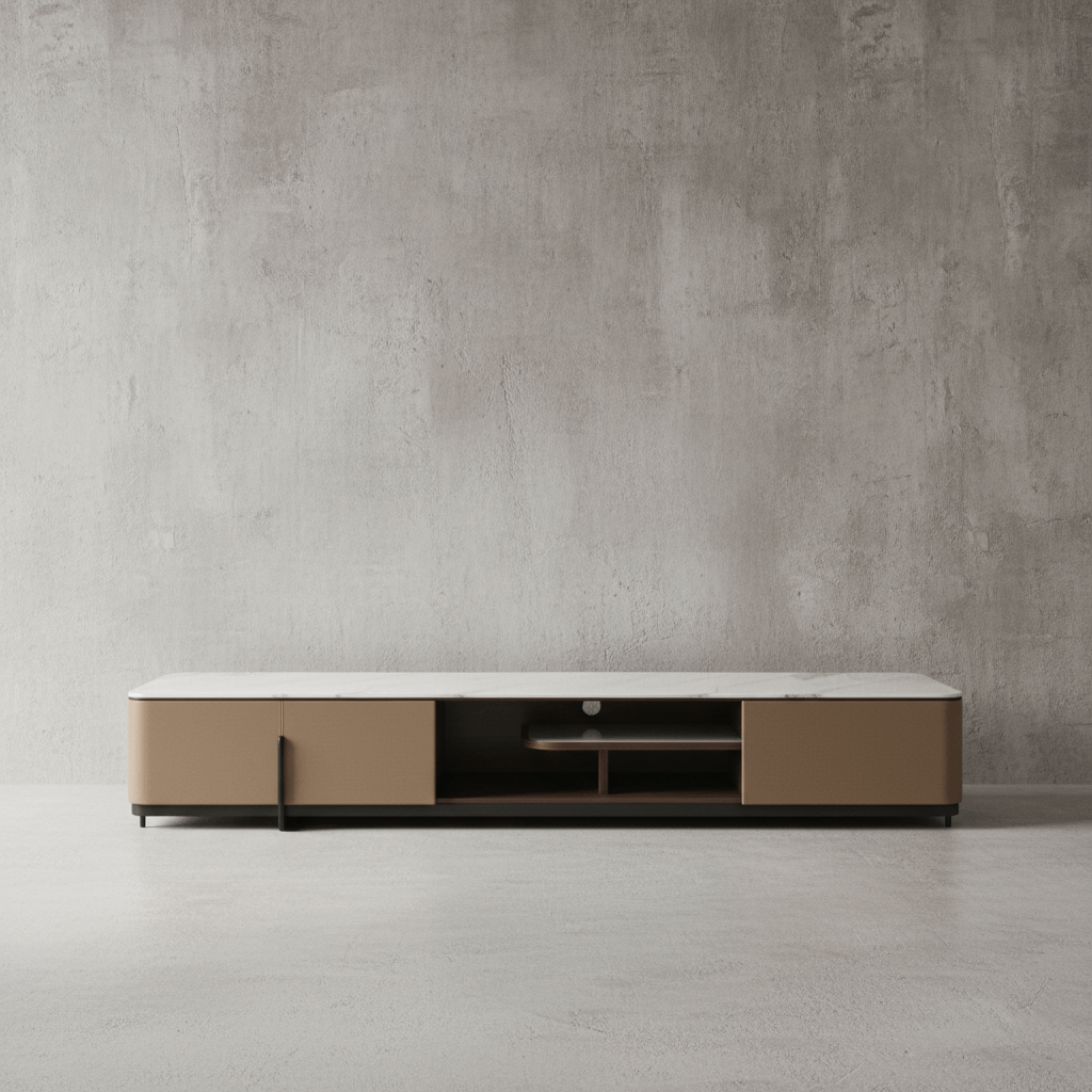 蒙地卡羅 M.C. 電視櫃  輕奢大理石紋檯面