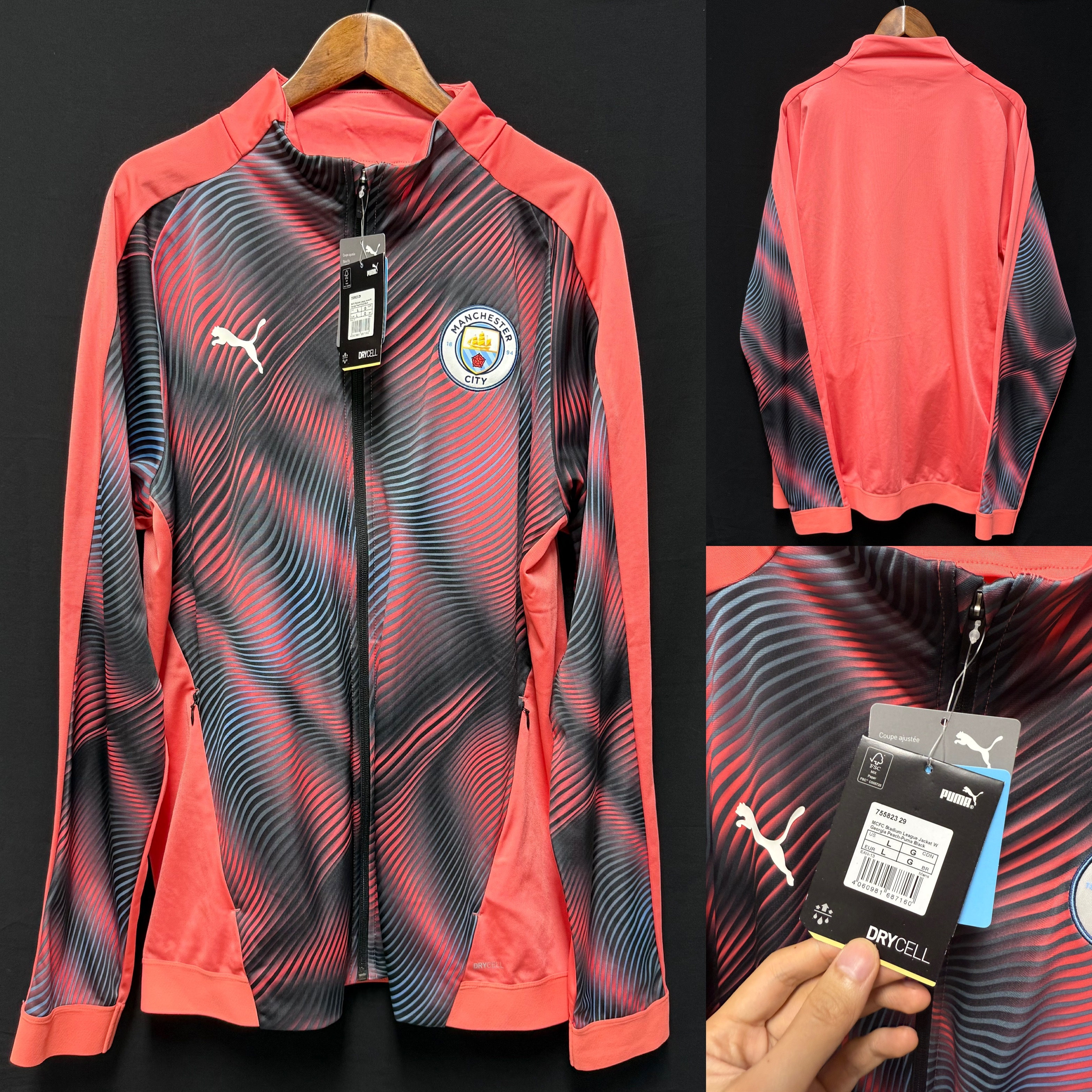 (BNWT) Manchester City 2018-2019 Puma Training Jacket