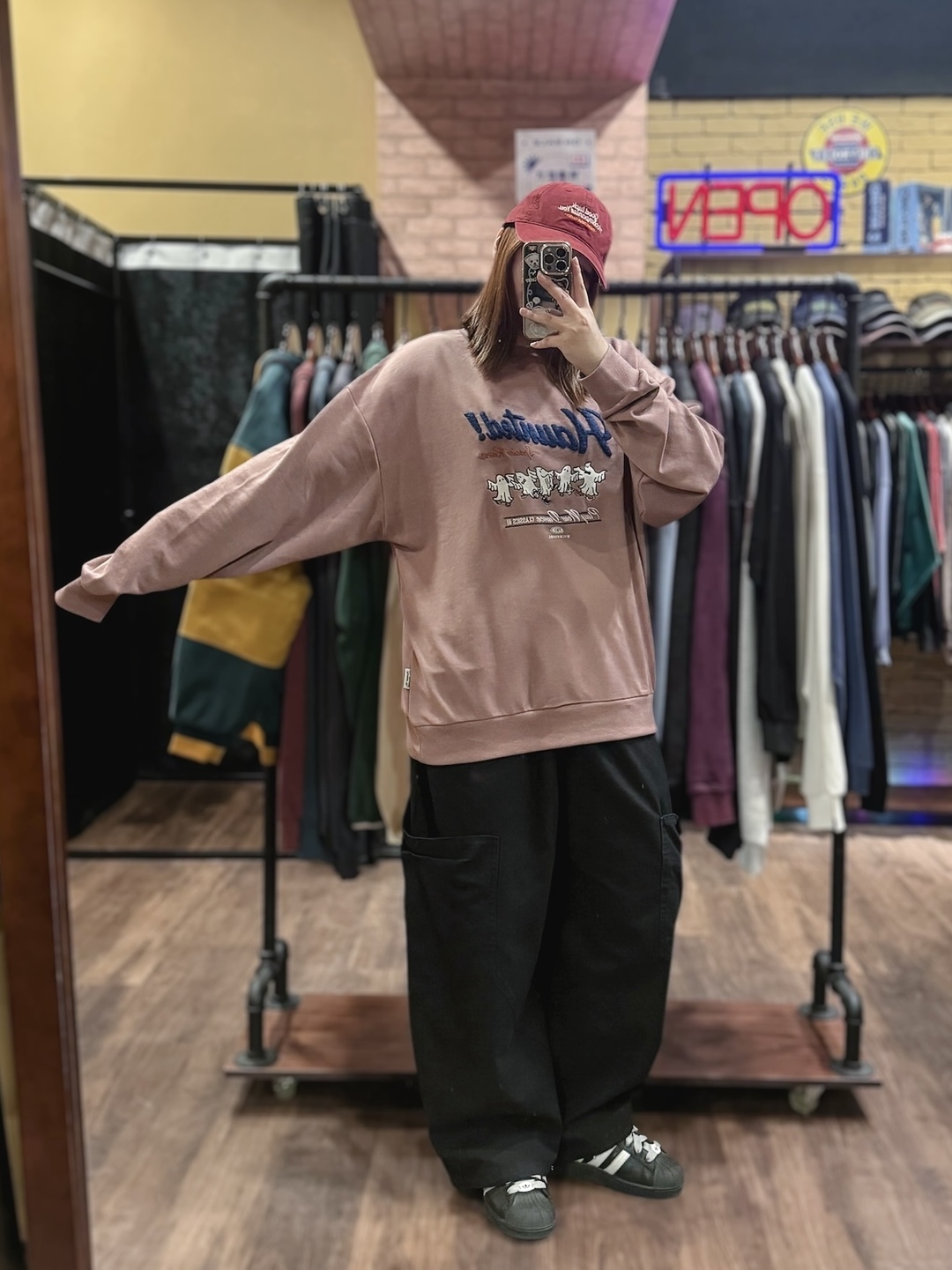 【POWER TO THE PEOPLE】幽靈舞會刺繡大學TEE