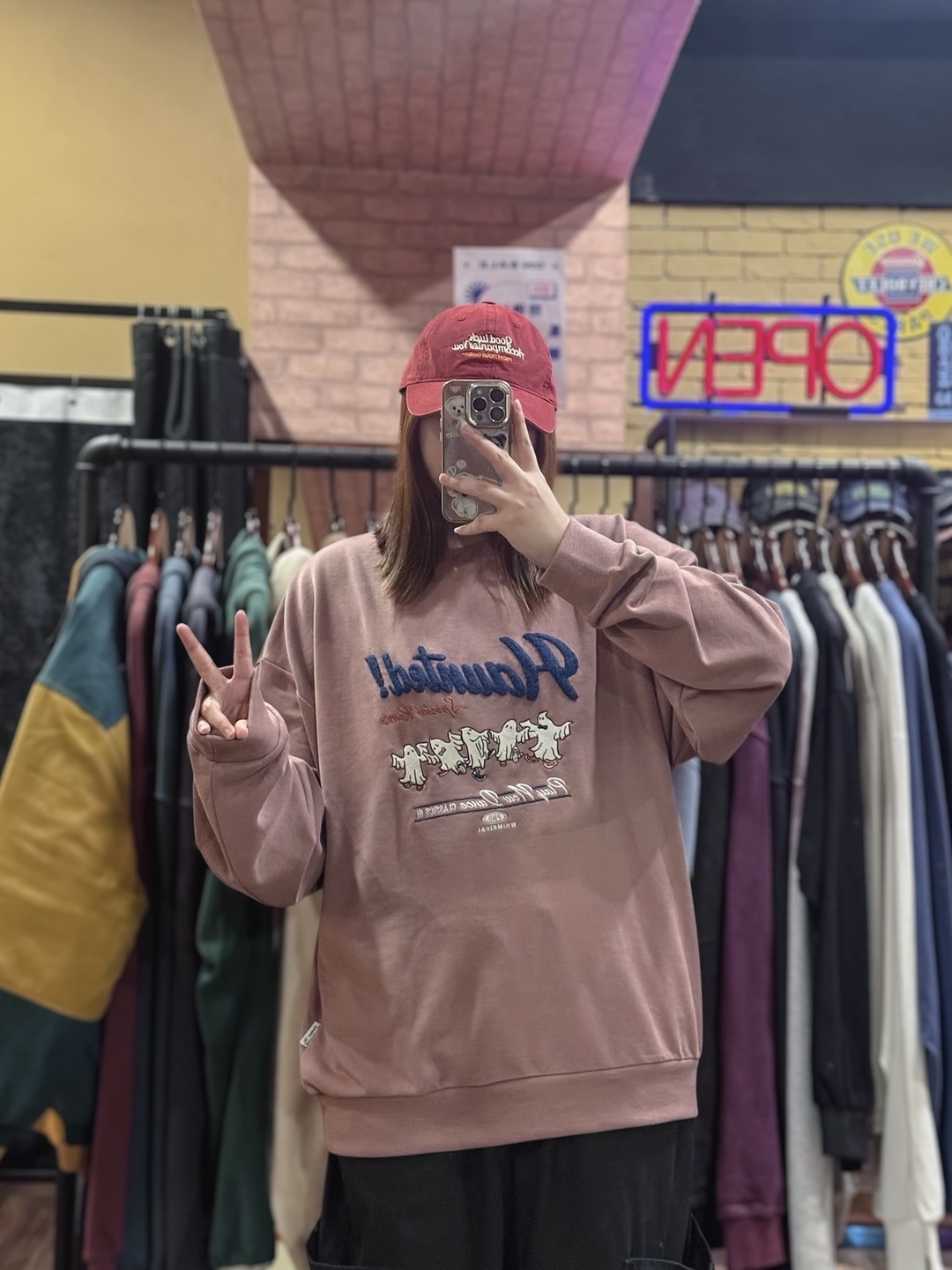 【POWER TO THE PEOPLE】幽靈舞會刺繡大學TEE