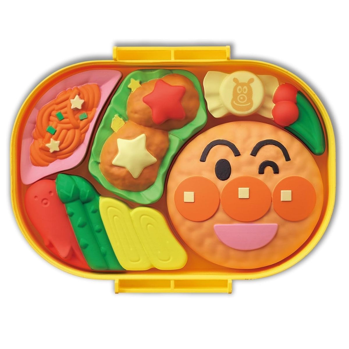 麵包超人便當拼圖 麵包超人的炸雞便當