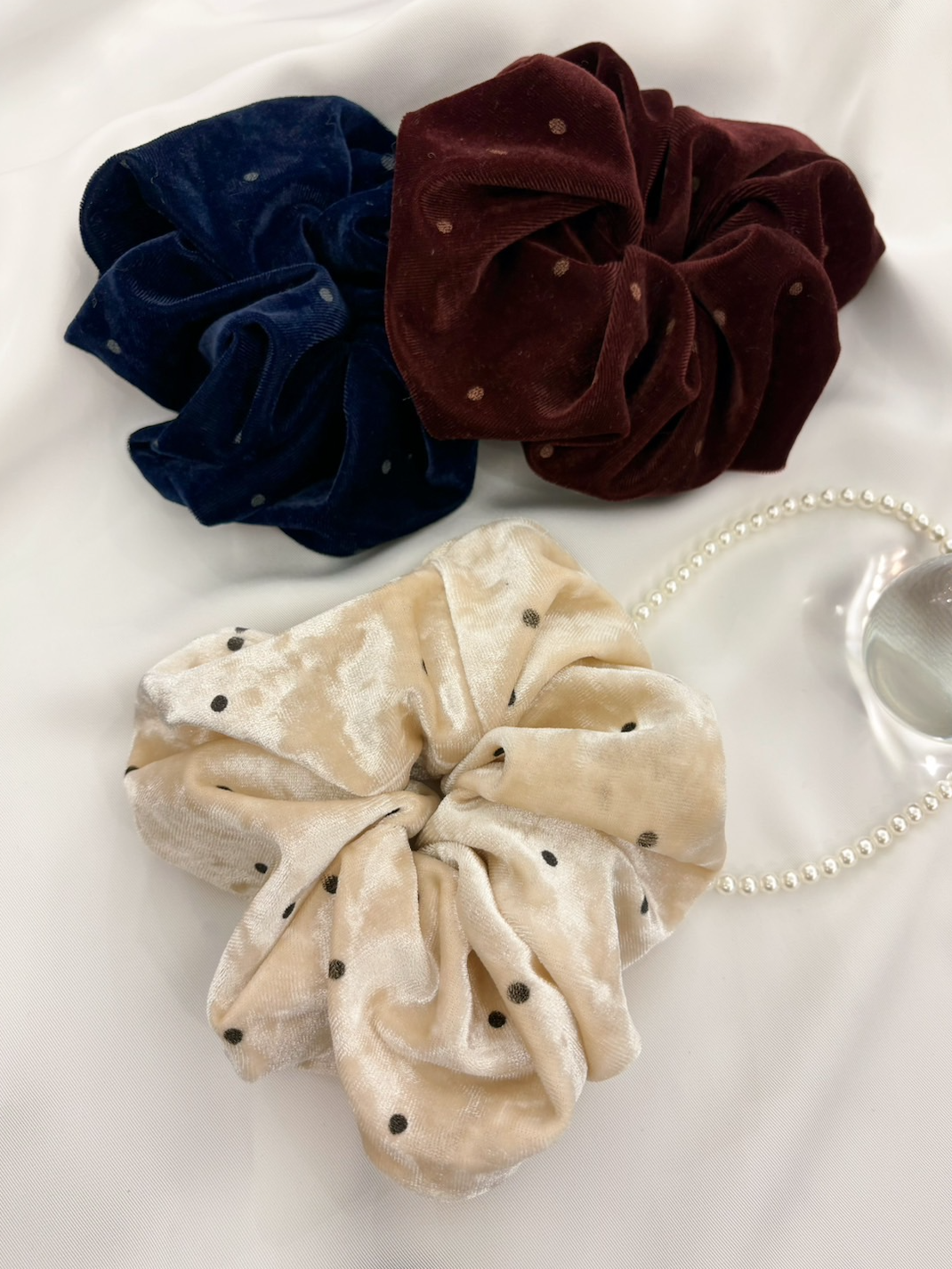 絨面點點大髮圈