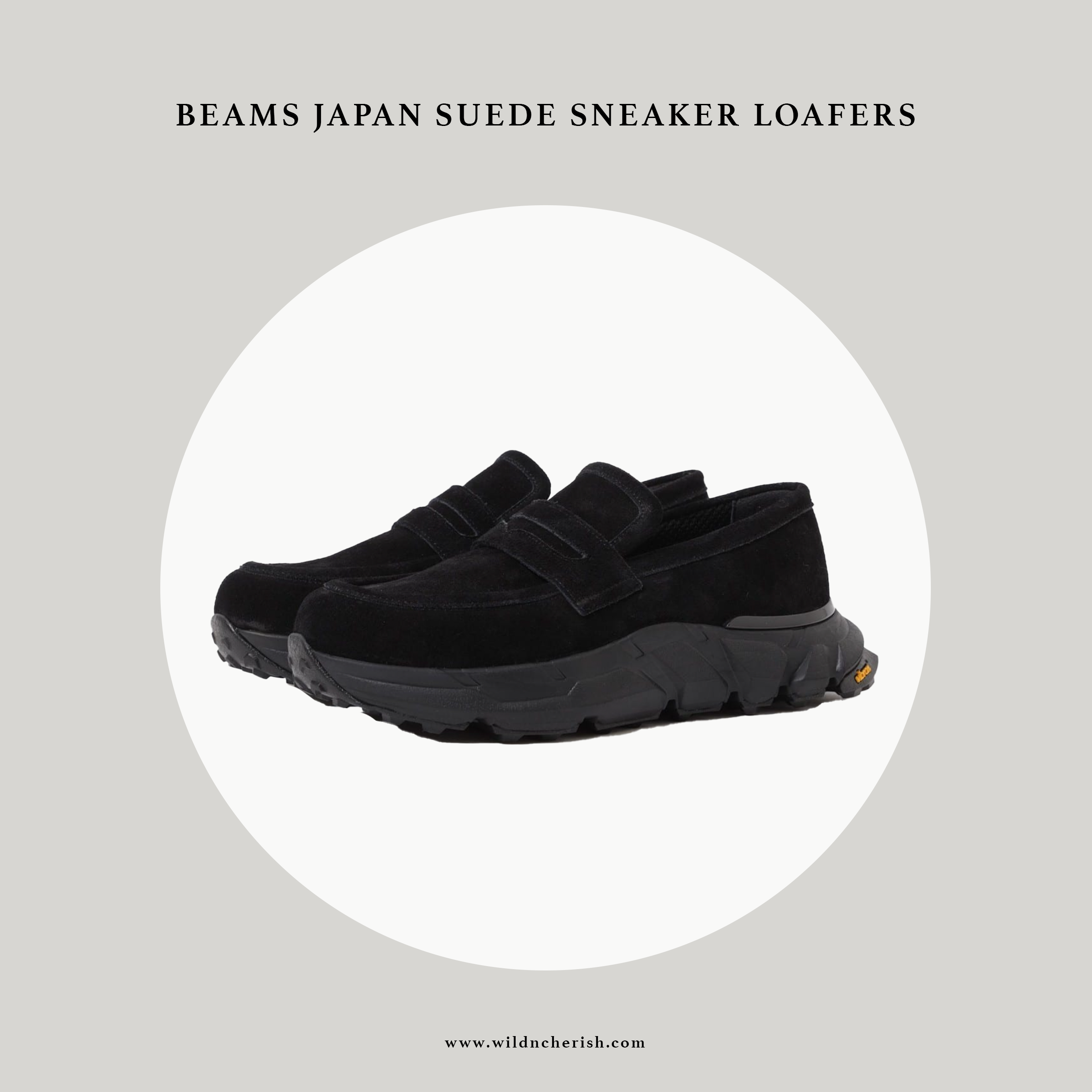 預訂 | Beams Japan Suede Sneaker Loafers 麂皮 樂福鞋 日本製
