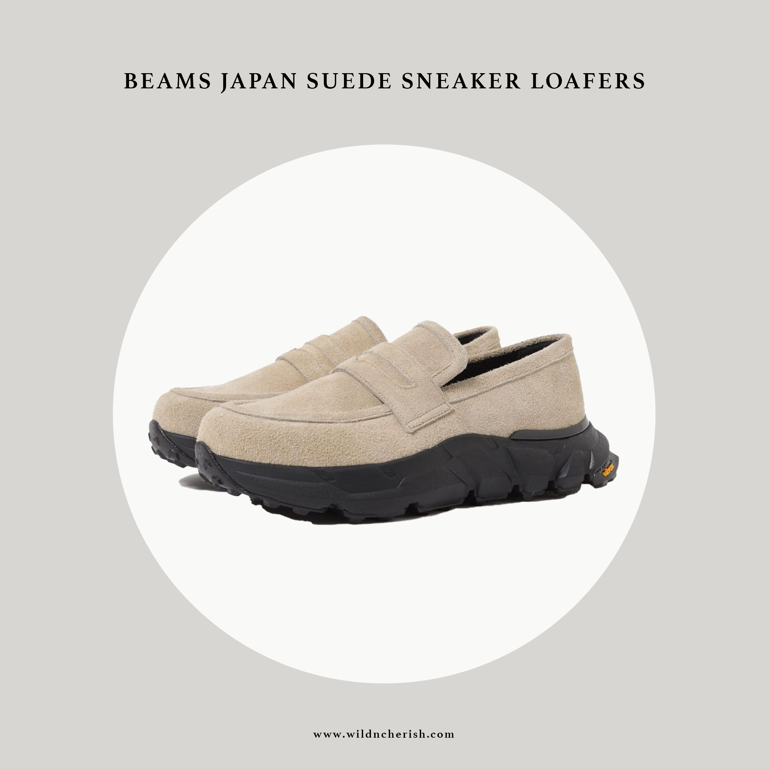 預訂 | Beams Japan Suede Sneaker Loafers 麂皮 樂福鞋 日本製