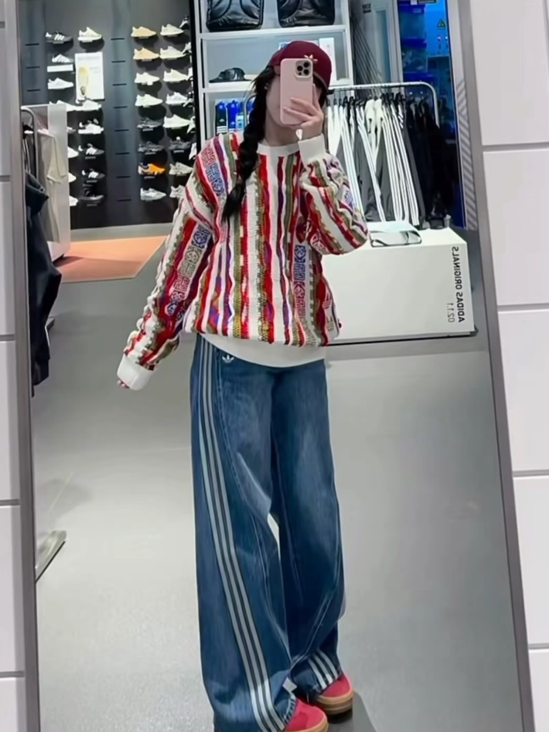 ADIDAS LOOSE AW24 闊腿褲 宋雨琦同款