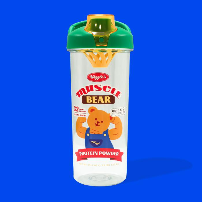 SI016 Wiggle Wiggle Muscle Bear 搖搖杯 700ml