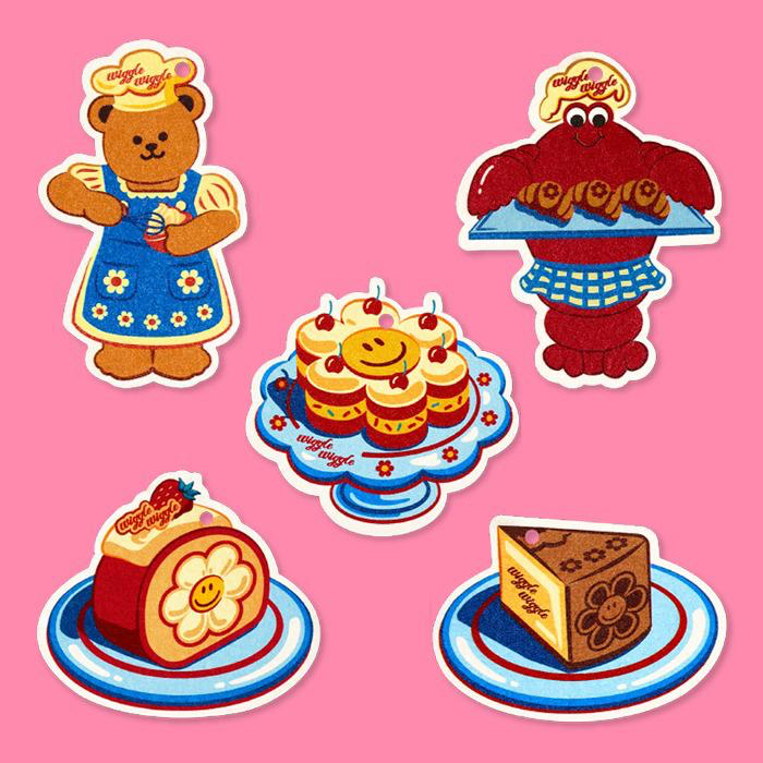 SI026 Wiggle Wiggle 洗碗海綿布5件裝