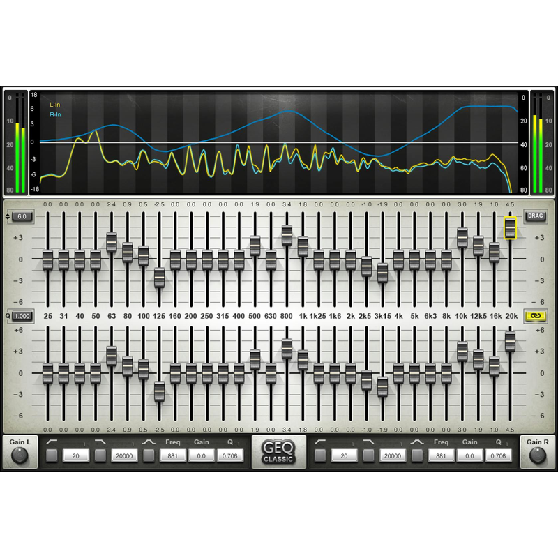 Waves GEQ Graphic Equalizer｜等化器