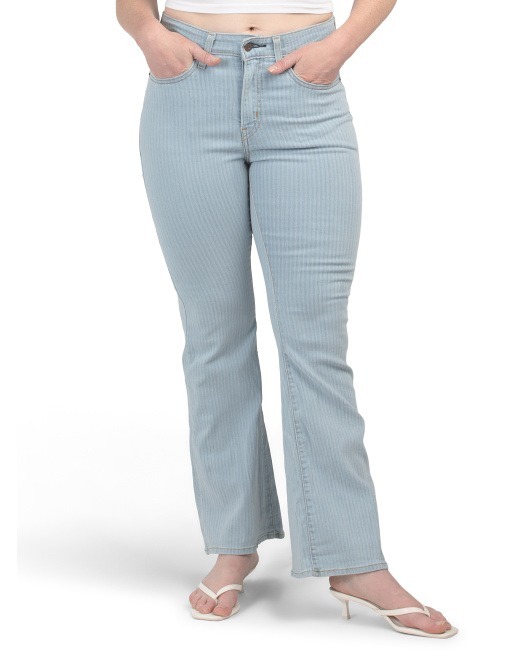 【預購】Q122003 LEVIS 726 高腰喇叭牛仔褲（淺靛藍色）