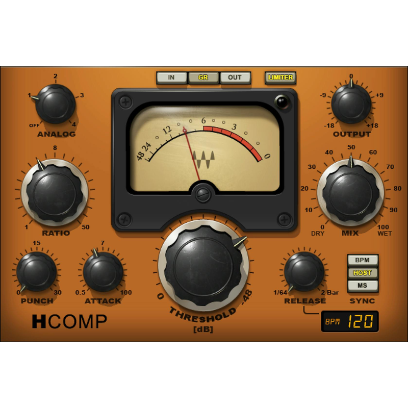 Waves H-Comp Hybrid Compressor｜壓縮器插件