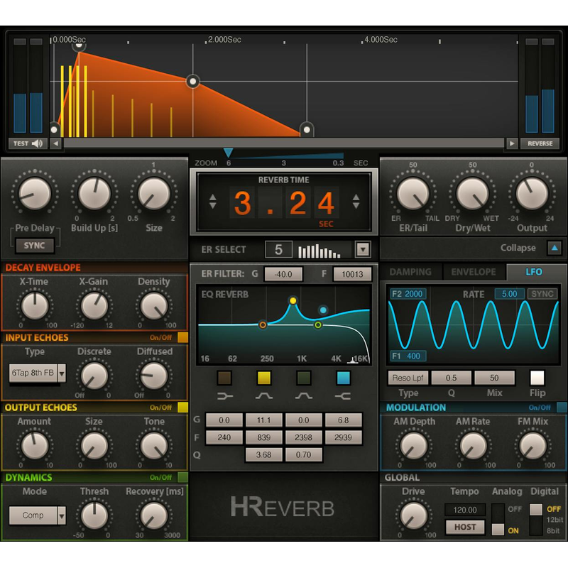 Waves H-Reverb Hybrid Reverb｜殘響插件