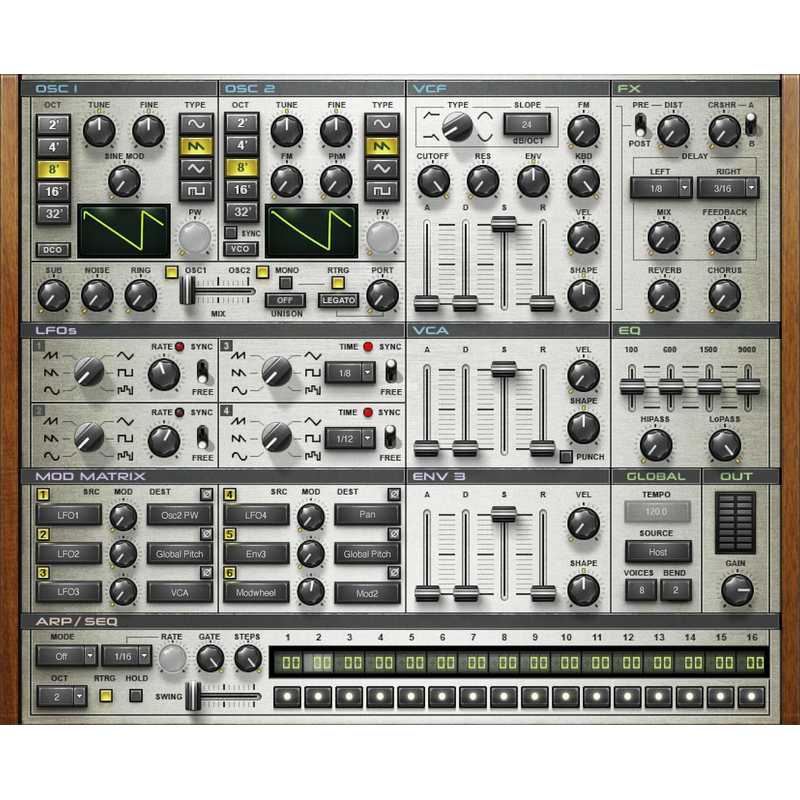 Waves Element 2.0 Virtual Analog Synth｜合成器