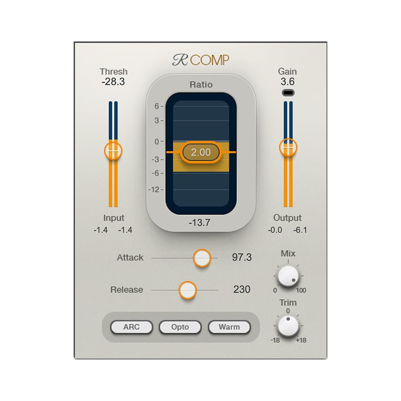 Waves Renaissance Compressor｜效果插件