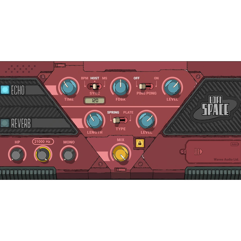 Waves Lofi Space｜混響效果插件