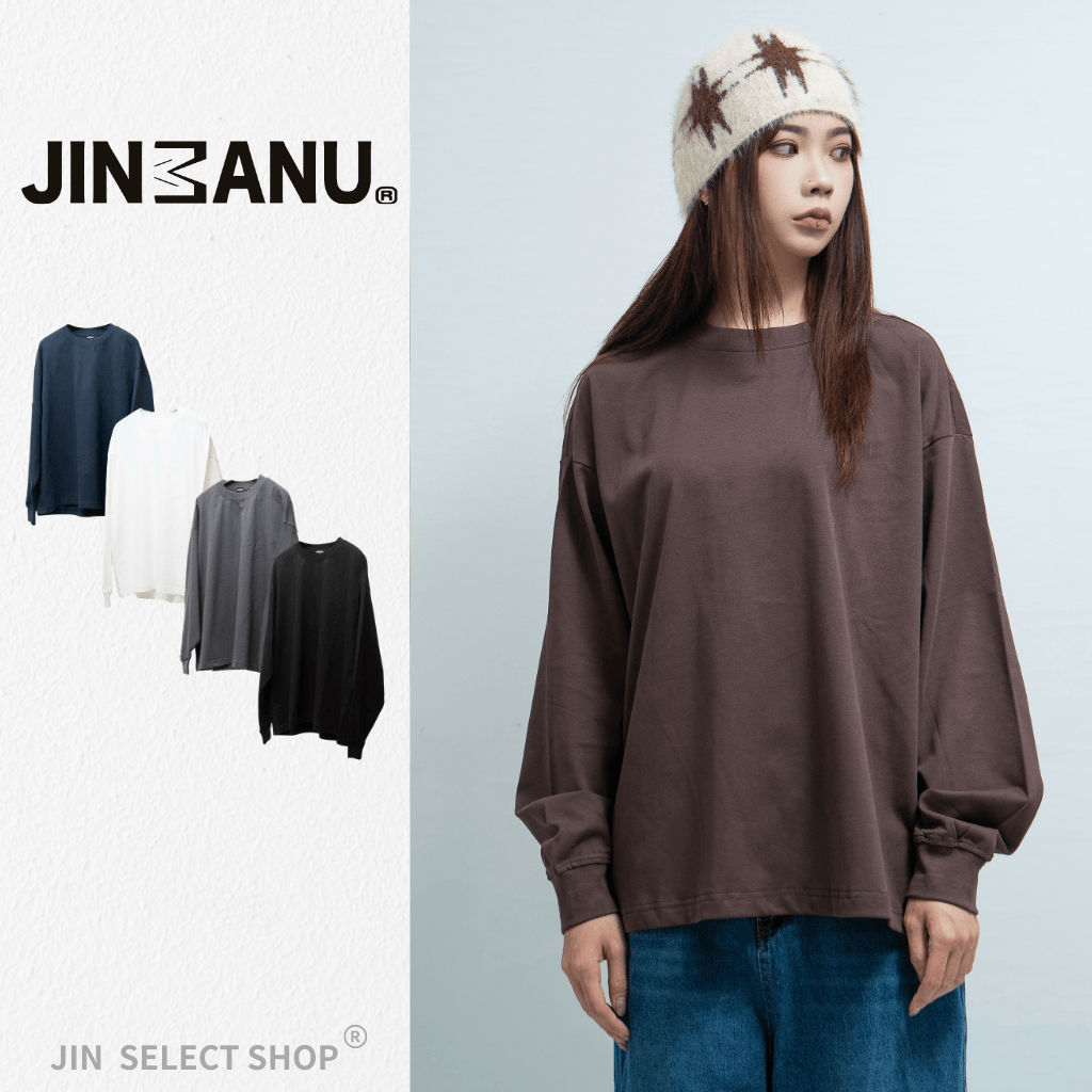 JINMANU TL2501 純棉高磅立體感薄長袖 純棉長袖 長踢 薄長袖 衛衣 內搭 縮口