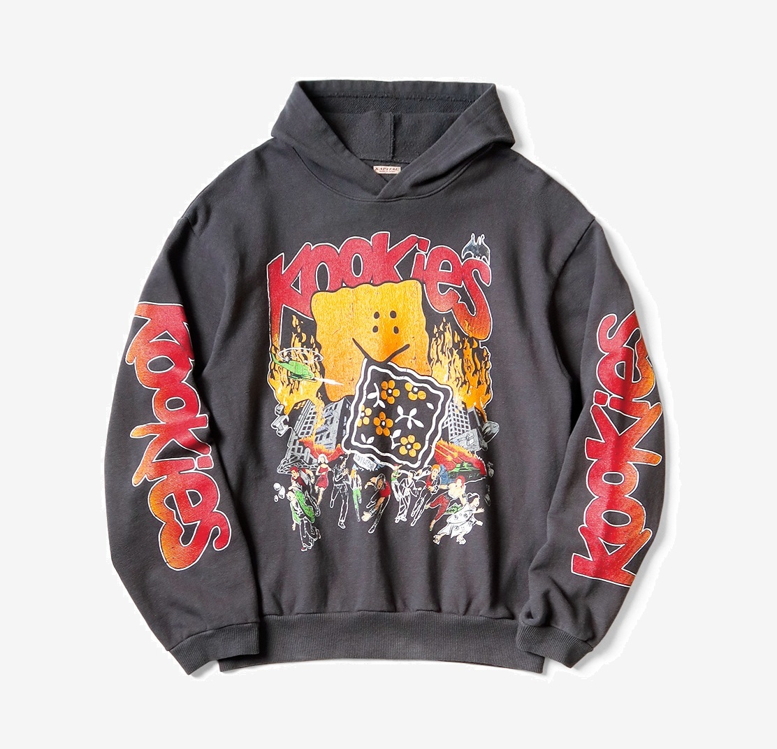 KAPITAL FLEECE HOODED SWEATSHIRT (BUSTER PECKISH RAINBOW) - PRE ORDER ITEM (預訂中)