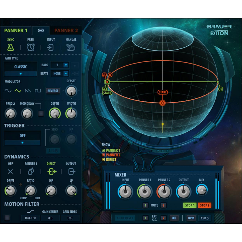 Waves Brauer Motion｜空間效果插件