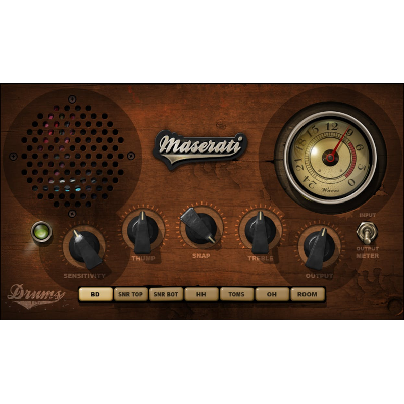 Waves Maserati DRM｜鼓組混音插件