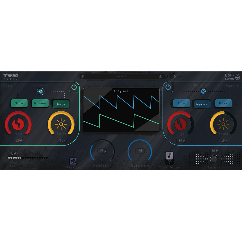 Yum Audio LoFi Playtime｜磁帶模擬效果插件