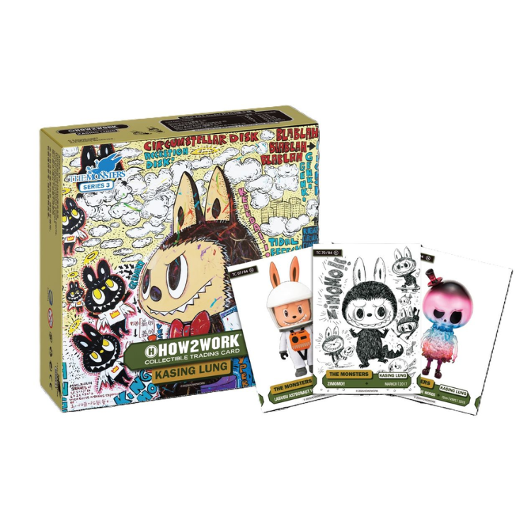 How2work Art Collectible Card Game Labubu Series 3 One