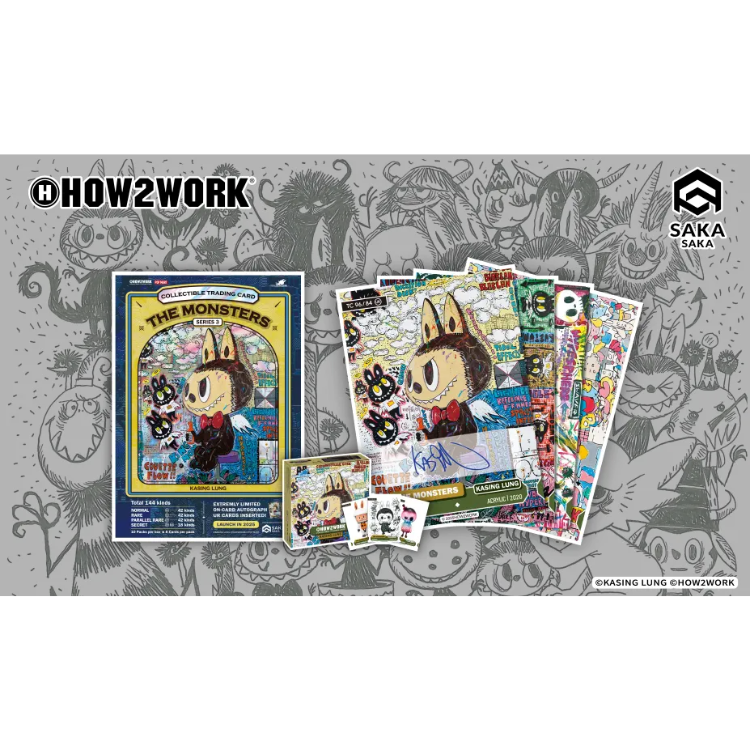 How2work Art Collectible Card Game Labubu Series 3 One