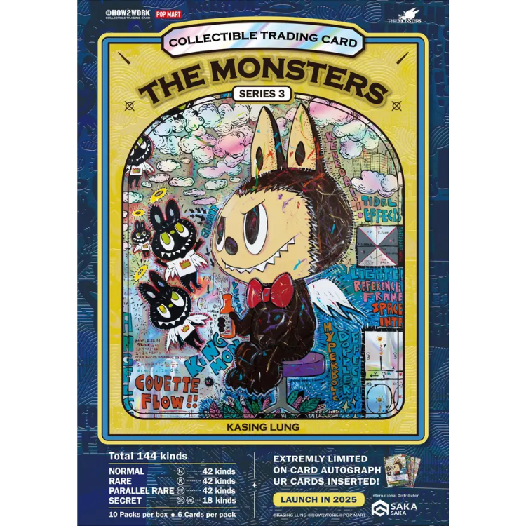 How2work Art Collectible Card Game Labubu Series 3 One