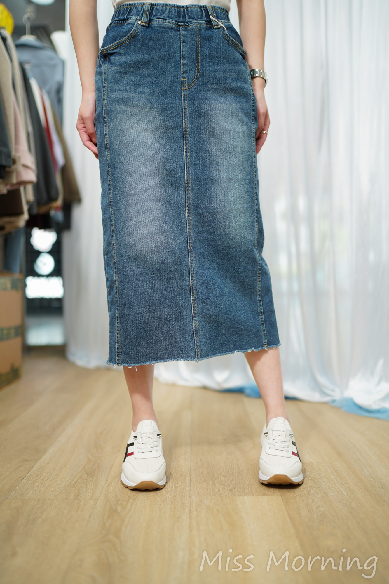 全彈彈彈好好著顯瘦牛仔裙(34065)