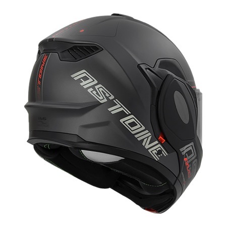 ASTONE RV6 平鐵灰/ZC01紅 彩繪