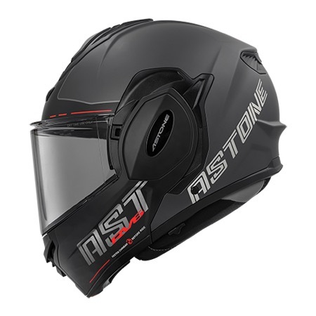 ASTONE RV6 平鐵灰/ZC01紅 彩繪