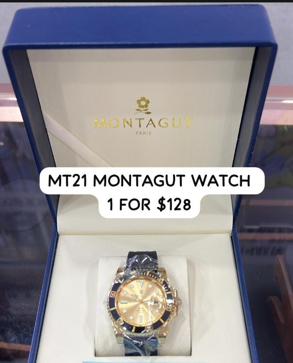 1 MT21 (GOLD FACE) MONTAGUT WATCH