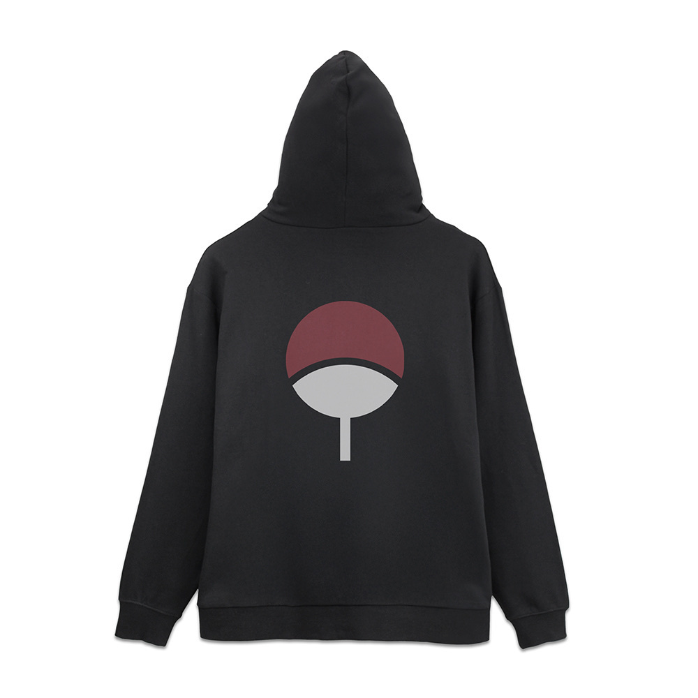 Cospa 011226 うちは一族 ジップパーカー [NARUTO-ナルト- 疾風伝] BLACK