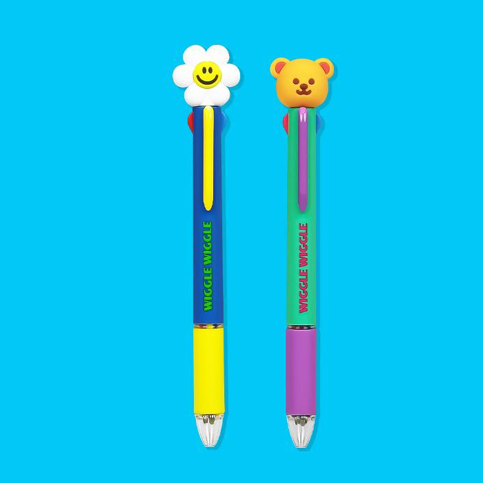 SI010 Wiggle Wiggle 四色公仔原子筆