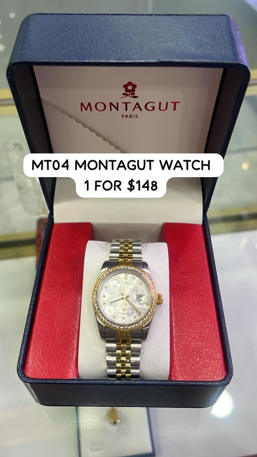 1 MT04 (WHITE)  MONTAGUT WATCH
