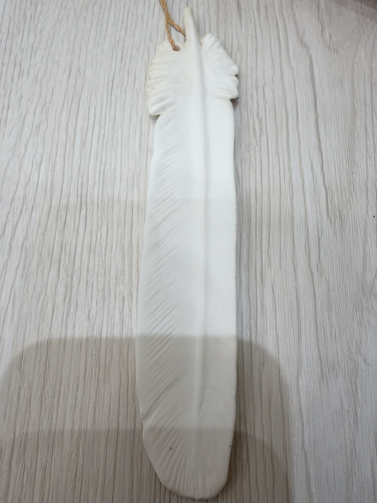 法式白瓷羽樣葉片