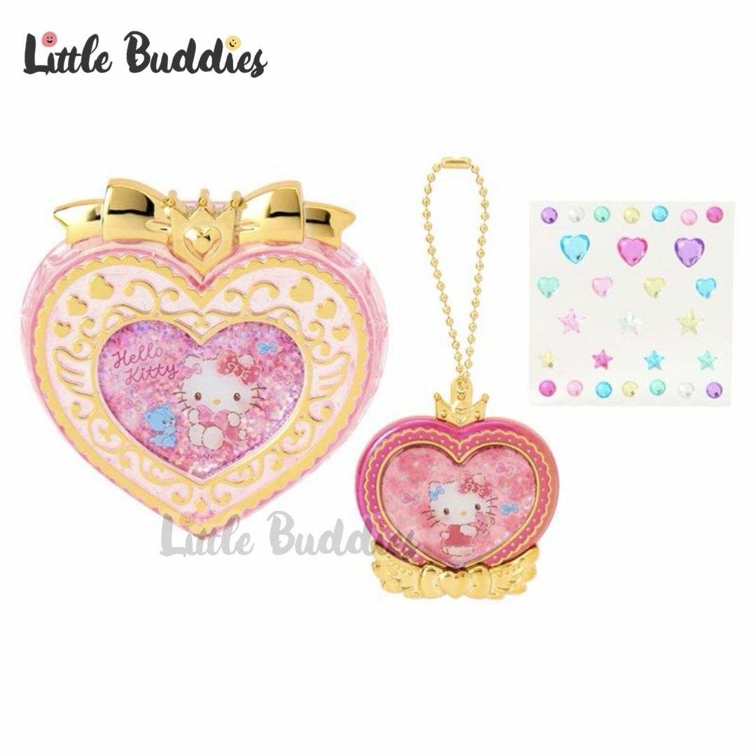 日本 Sanrio 首飾盒連掛飾貼紙套裝