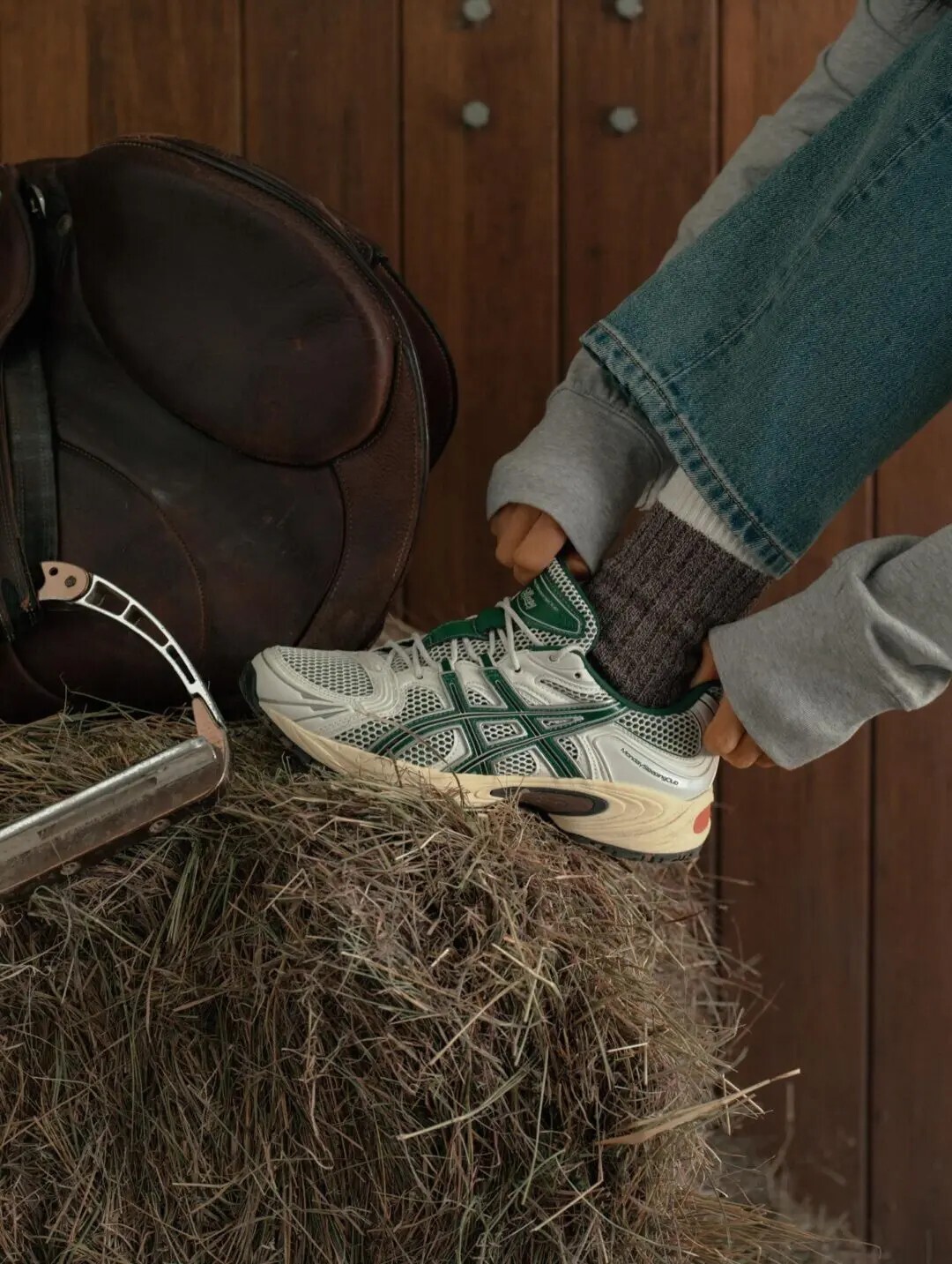 【Focus Store】預購 MondaySleepingClub x Asics Gel-Kahana TR NEXUS ”White/Green” 白灰綠 1203B132-100