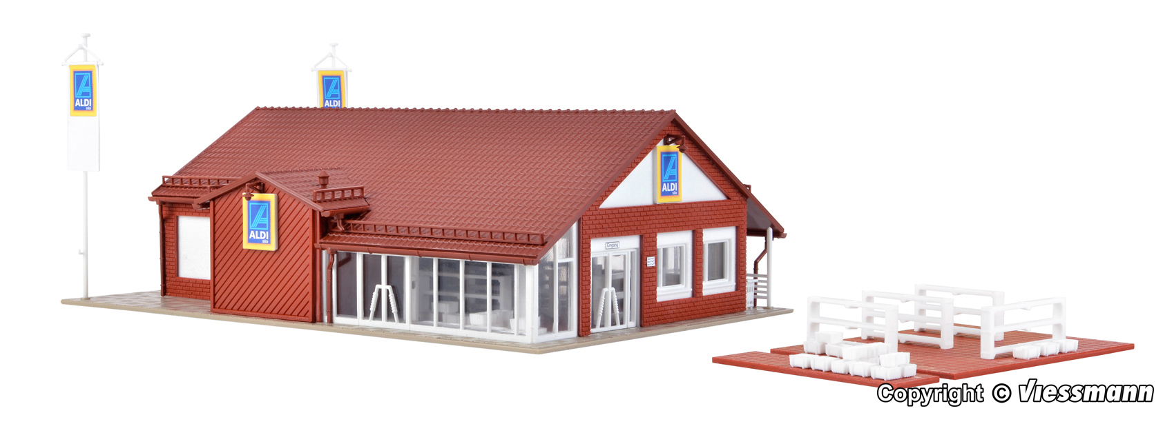 Vollmer 43658 HO規 Aldi South超市.套件