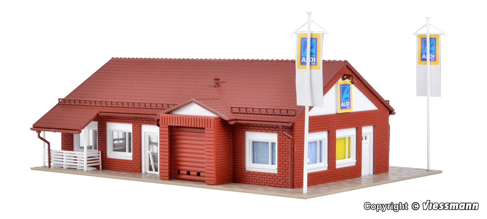 Vollmer 43658 HO規 Aldi South超市.套件