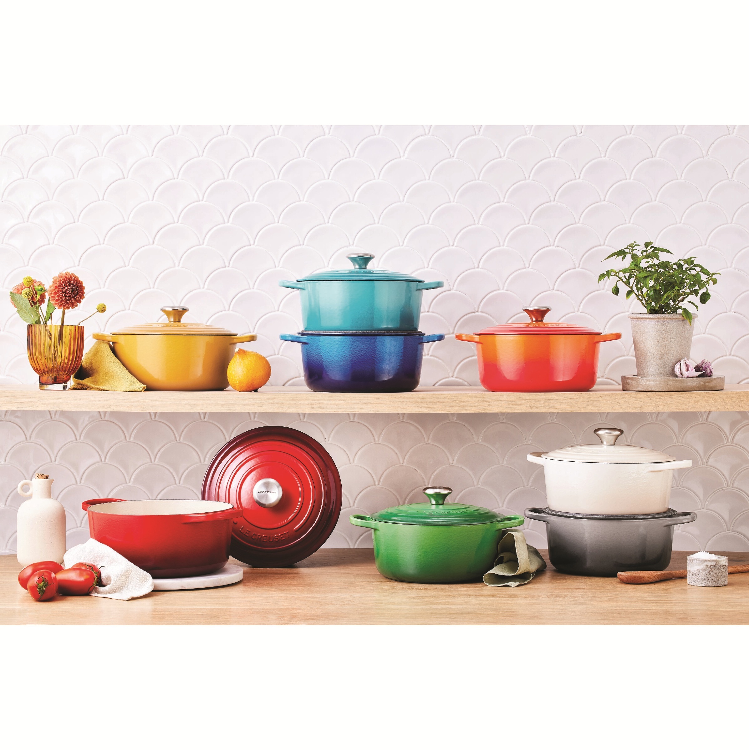 Le Creuset 圓形鑄鐵鍋