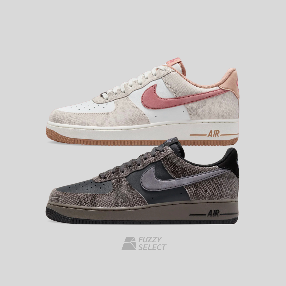 【逢甲FUZZY】 Nike Air Force 1 "Snakeskin" 蛇紋 紅蛇 HF2898-100 黑蛇 HF2898-001