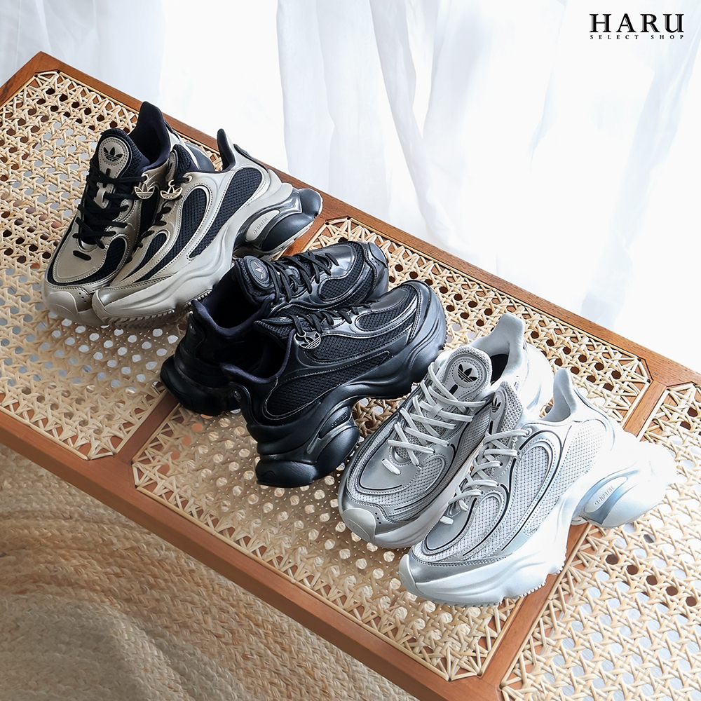 宋雨琦同款 adidas ORIGINALS OZVENUZ W 老爹鞋增高鞋 巴黎世家平替 白銀 黑香檳金 BALENCIAGA KI0557 KI0583 JS2468